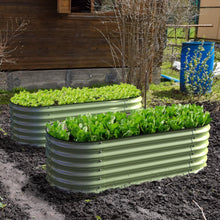 Load image into Gallery viewer, Olle 4-Style Modular Weather-Resistant Galvanized Raised Garden Beds, Designed for gardening - Ollegardens