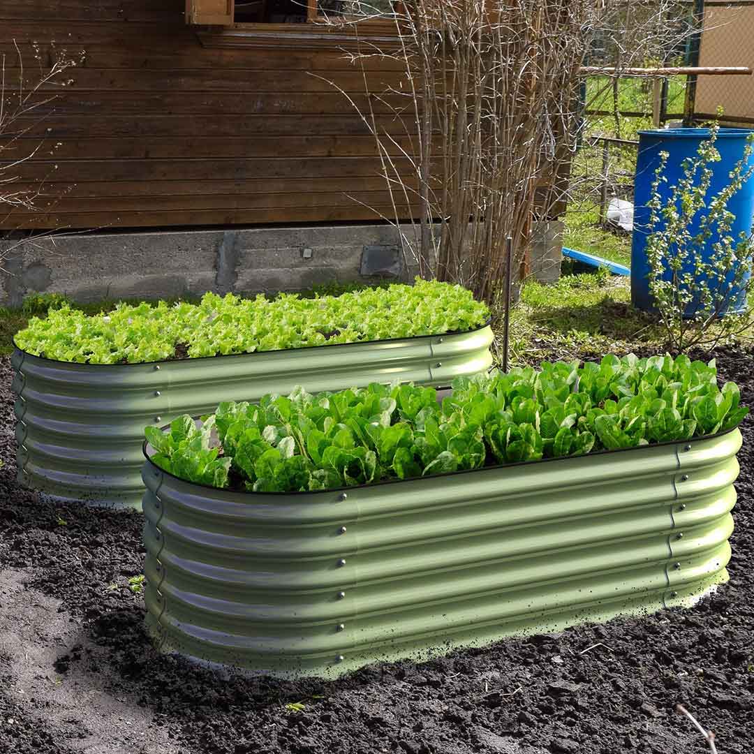 🎁 Bundle of 2 | 4-Style Modular Metal Raised Garden Beds