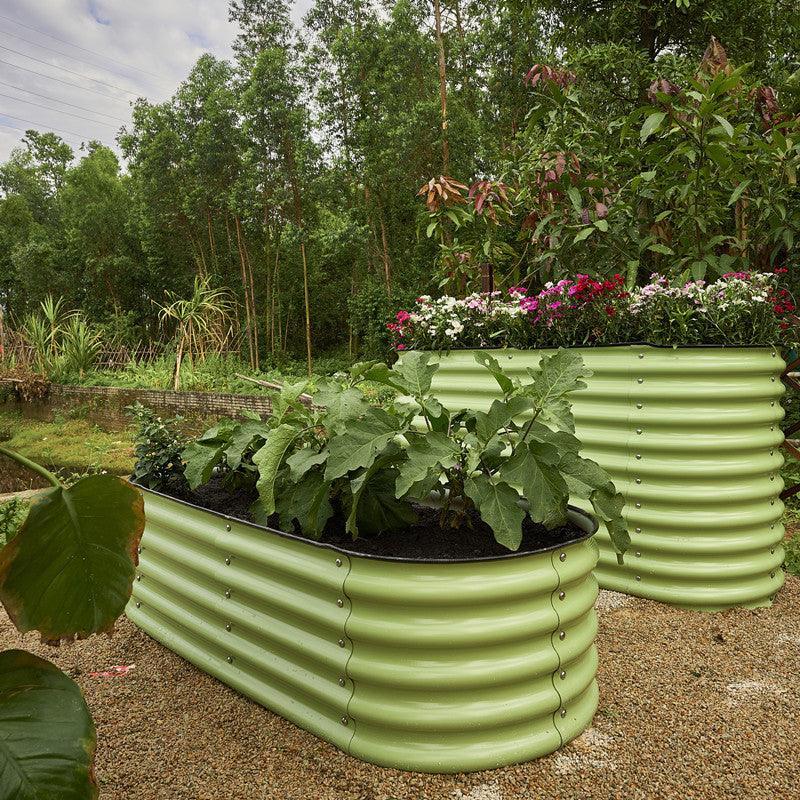 Olle Galvanized Raised Garden Bed - Ollegardens