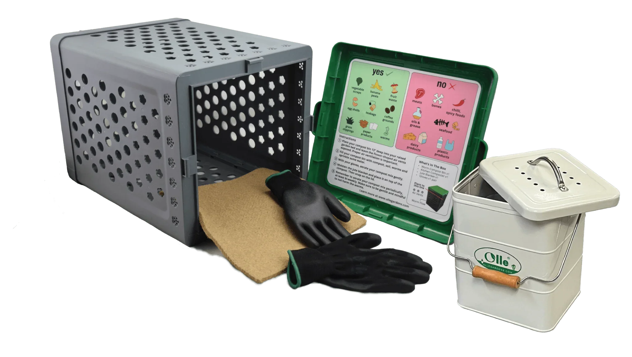 OLLE Garden In - ground Worm Compost Bin - Ollegardens