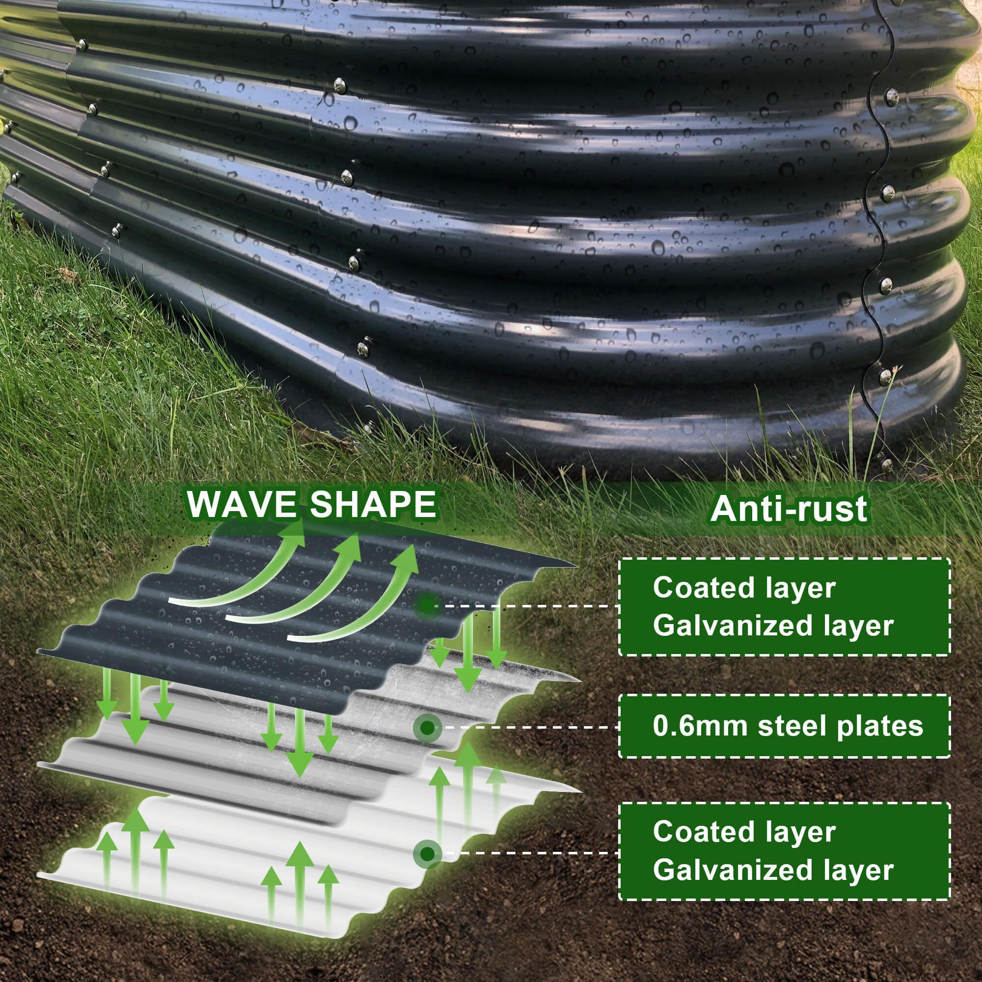 Waterfall Modular Garden Bed - Ollegardens