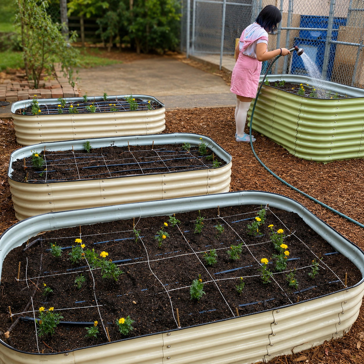 Raised Garden Bed Watering Tips for Hot Summer Days