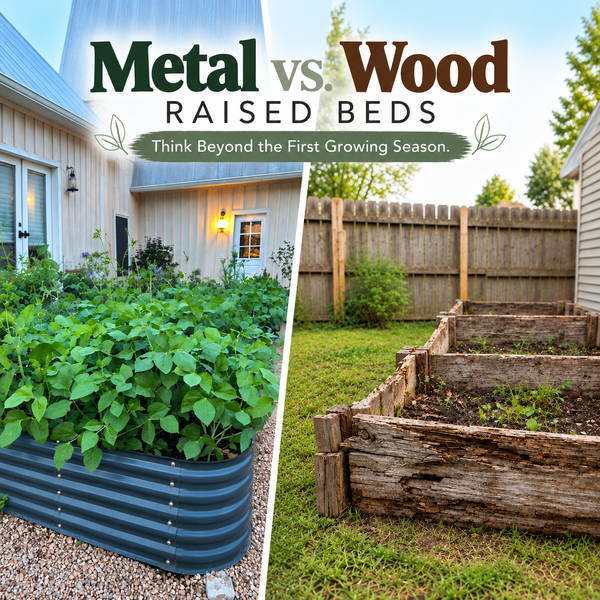 Metal vs. Wood Raised Garden Beds: Which Fits the Way You Garden?