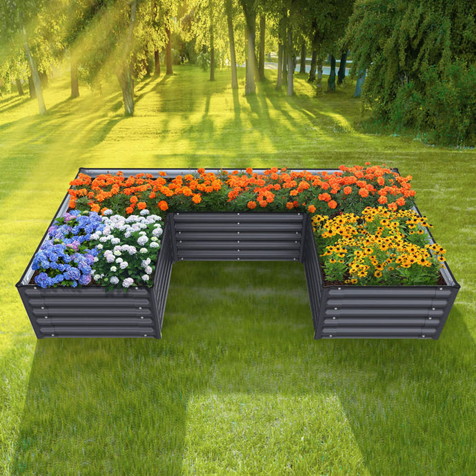 Tips from Olle Garden beds； Enhance with a Decorative Trellis Metal Garden Bed
