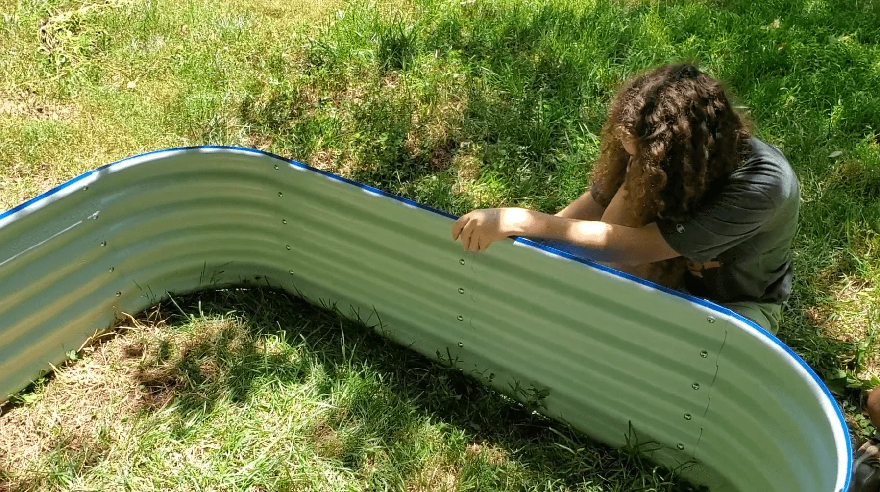 17'' Tall Olle Gardens 12 - in - 1 Raised Bed, in Cobalt Blue - Ollegardens