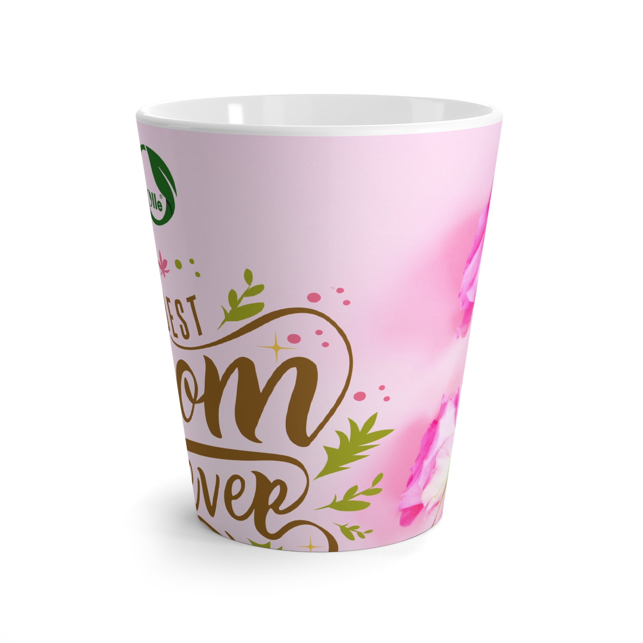 Best Mom Ever Latte Mug – Pink Floral Mother’s Day Coffee Cup