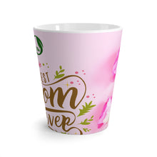 Load image into Gallery viewer, Best Mom Ever Latte Mug – Pink Floral Mother’s Day Coffee Cup
