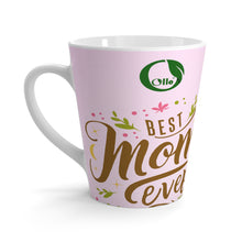 Load image into Gallery viewer, Best Mom Ever Latte Mug – Pink Floral Mother’s Day Coffee Cup

