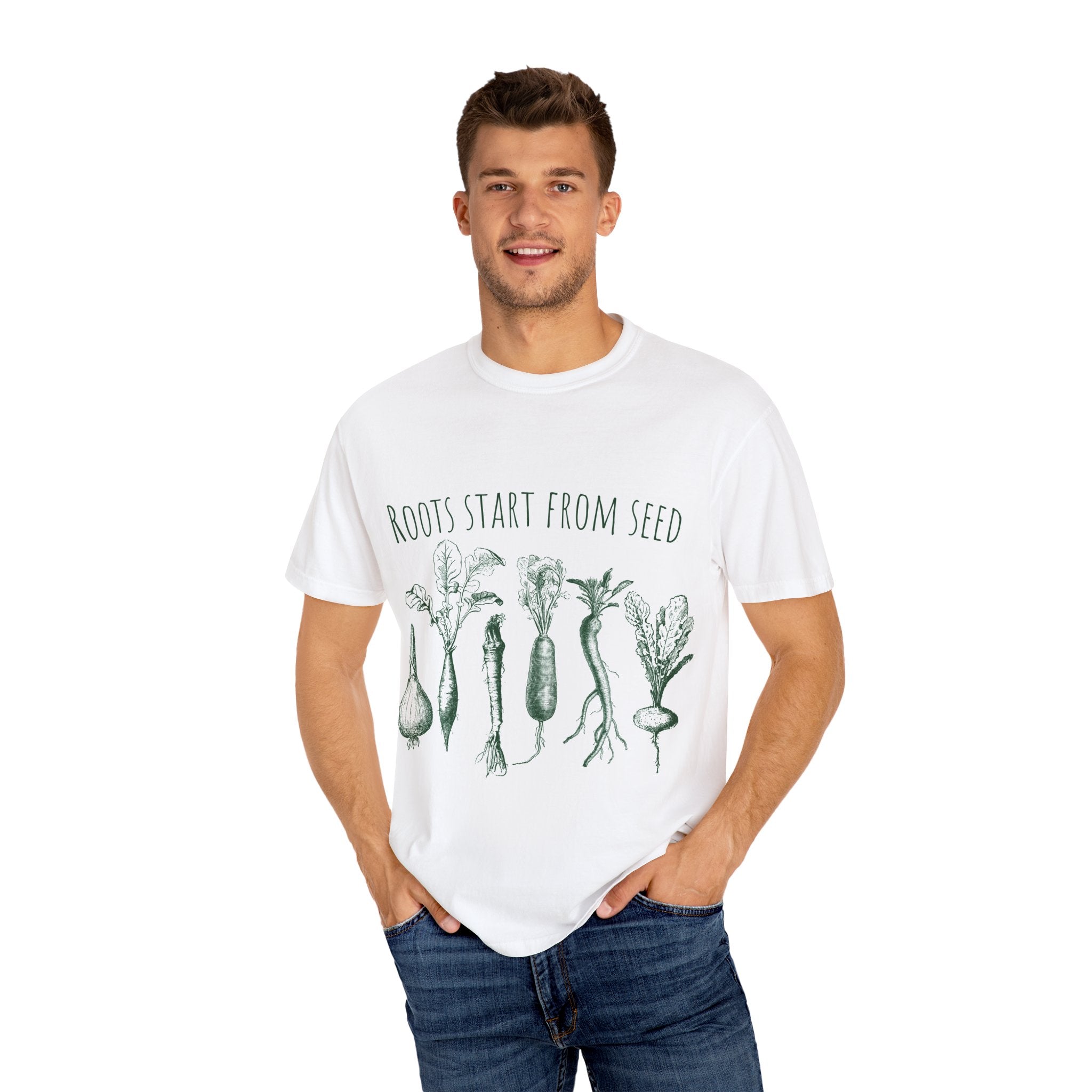 Eco-Friendly Gardening T-Shirt, Roots Start From Seed Tee, Plant Lover Gift, Vegetable Gardening Apparel, Organic Cotton Shirt, Unisex [...]
