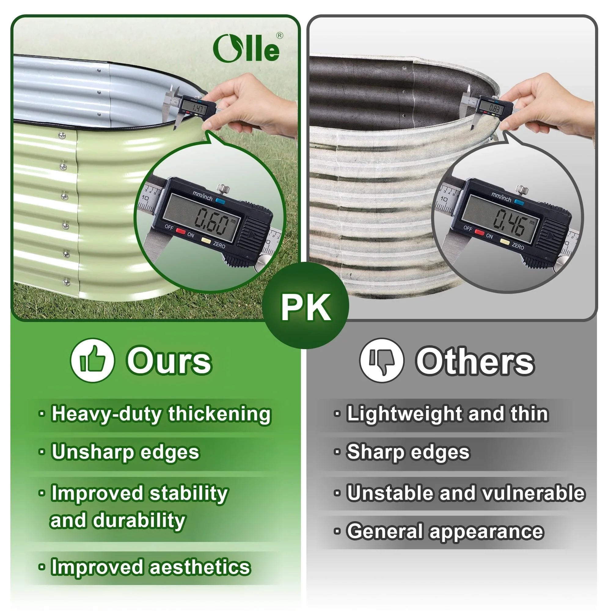 🎁 Bundle of 2 | 4-Style Modular Metal Raised Garden Beds