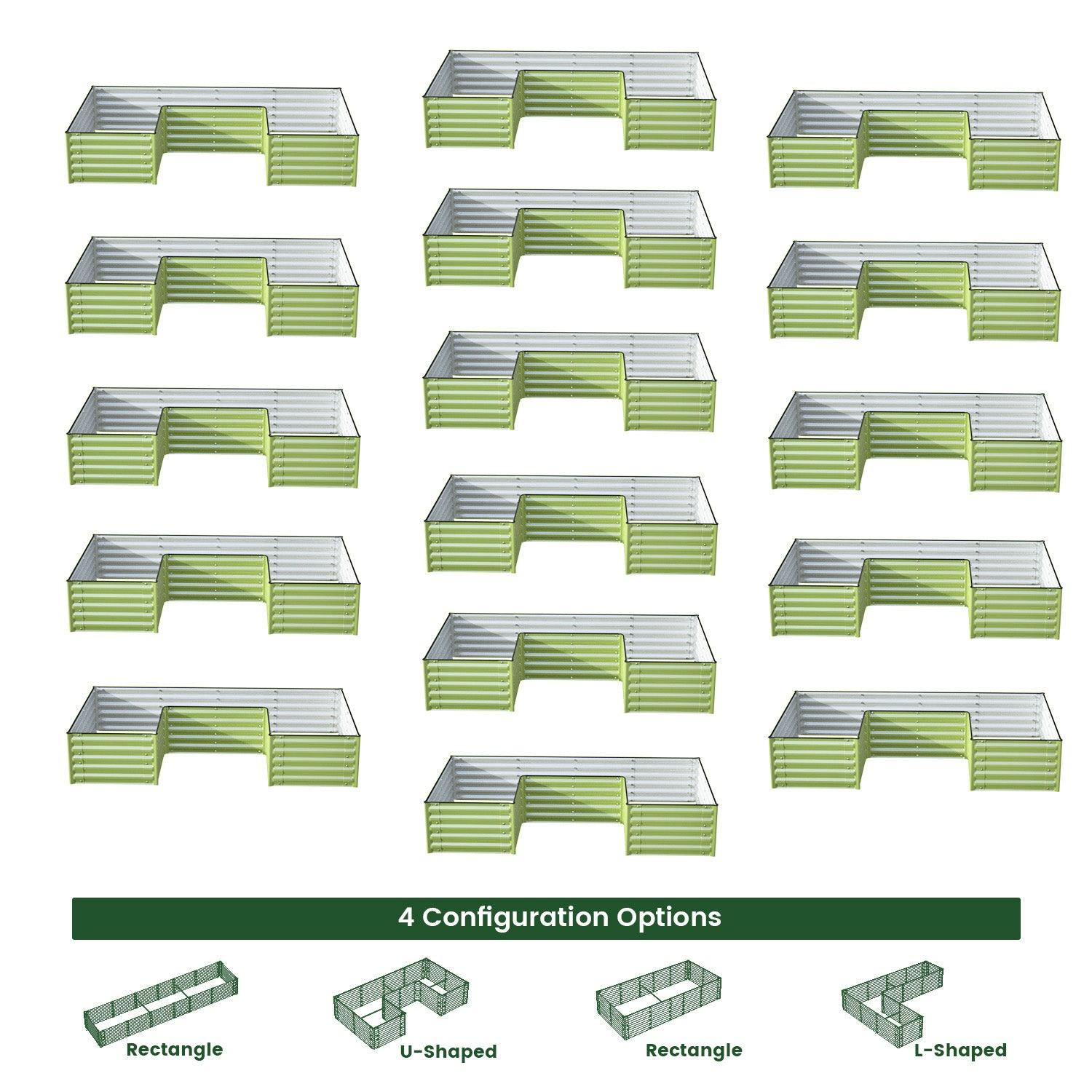 Bundle of 16 | Infinity Olle Gardens Raised Beds