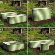 Load image into Gallery viewer, Olle 4-Style Modular Galvanized Raised Garden Beds [Build 1 of 4 Configurations] - Ollegardens

