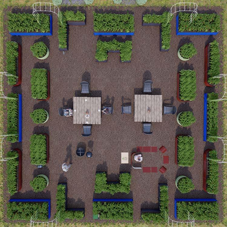 Bundle of 24 | Infinity Olle Gardens Raised Beds - Ollegardens