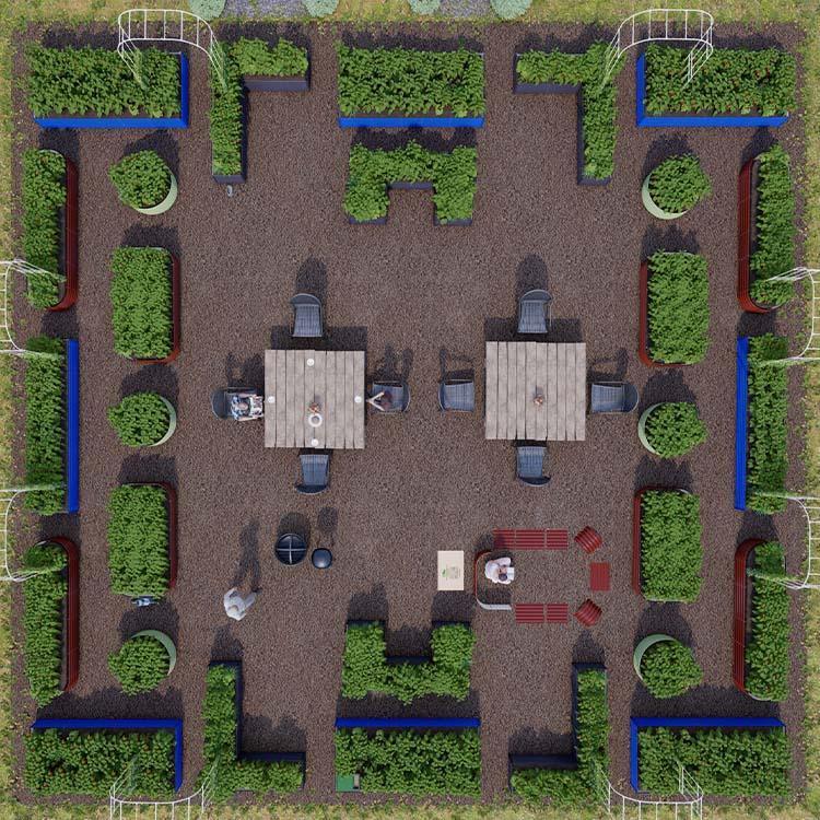 Bundle of 6 | Infinity Olle Gardens Raised Beds - Ollegardens