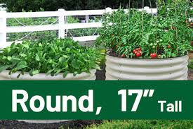 Round modular garden beds