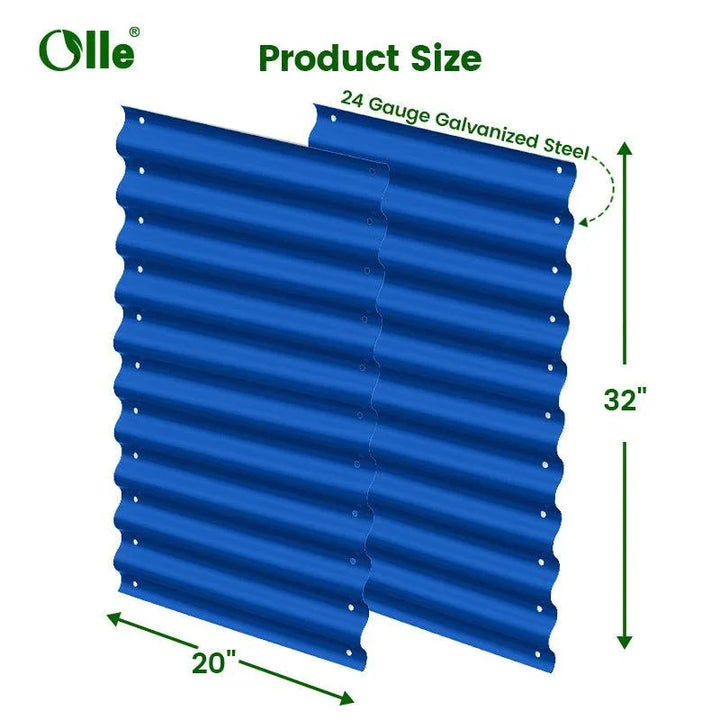 Olle Gardens 32" Tall, 12 - in - 1 20" Raised Bed Extension Kit - Ollegardens