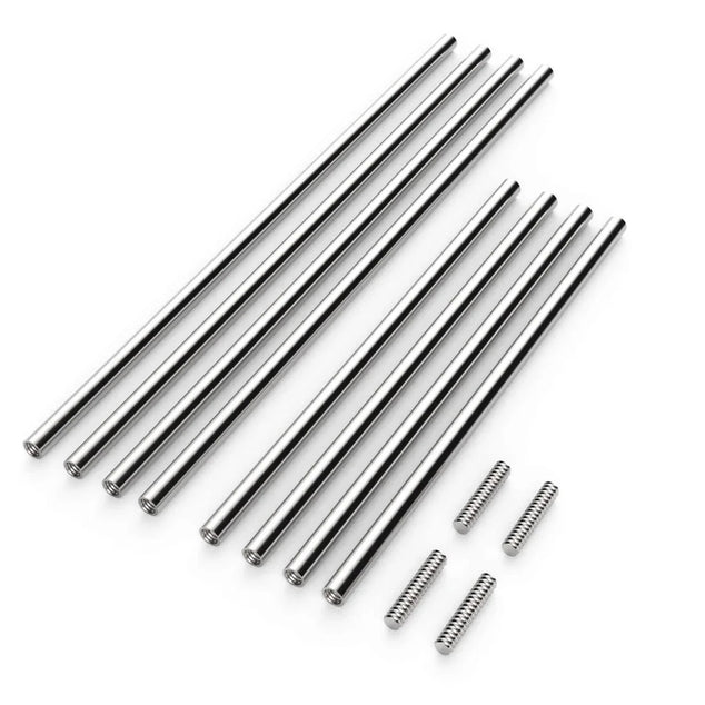 Olle Gardens Anti - corrosion Aluminum Support Rods - 4 Pack - Ollegardens