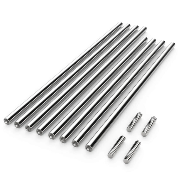 Olle Gardens Anti - corrosion Aluminum Support Rods - 4 Pack - Ollegardens