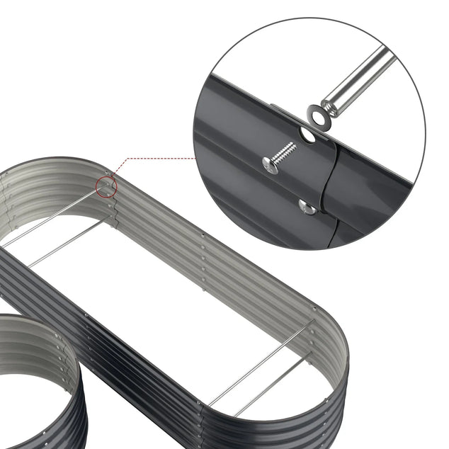 Olle Gardens Anti - corrosion Aluminum Support Rods - 4 Pack - Ollegardens