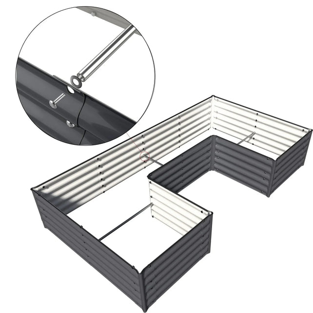 Olle Gardens Anti - corrosion Aluminum Support Rods for Infinity Garden Beds - Ollegardens