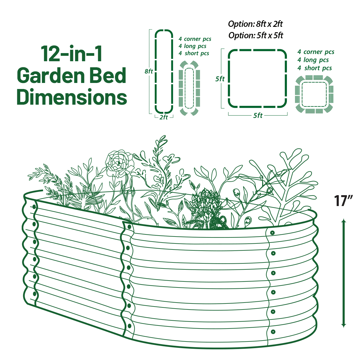 Olle Raised Garden Bed,Garden Boxes,Raised Planter Boxes,Diy Raised Garden Bed,Raised Flower Beds,Metal Garden Bed, Raised Vegetable Beds,Diy Garden Bed,Metal Raised Beds,Diy Raised Bed, Raised Herb Garden,Vegetable Garden Bed,Home Garden Beds