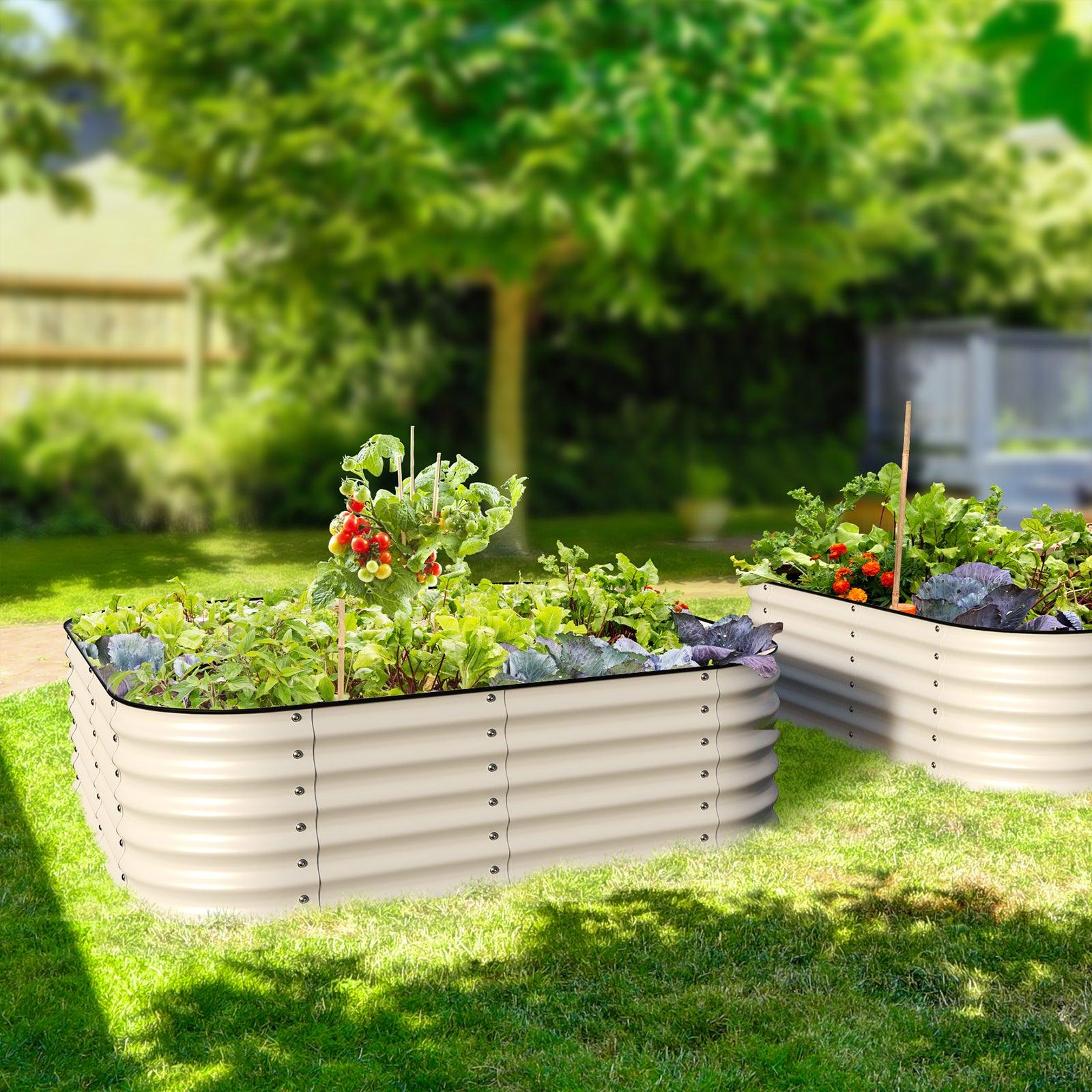 Olle Galvanized Raised Garden Beds - Ollegardens