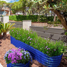 Load image into Gallery viewer, Olle 4-Style Modular Weather-Resistant Galvanized Raised Garden Beds, Designed for gardening - Ollegardens
