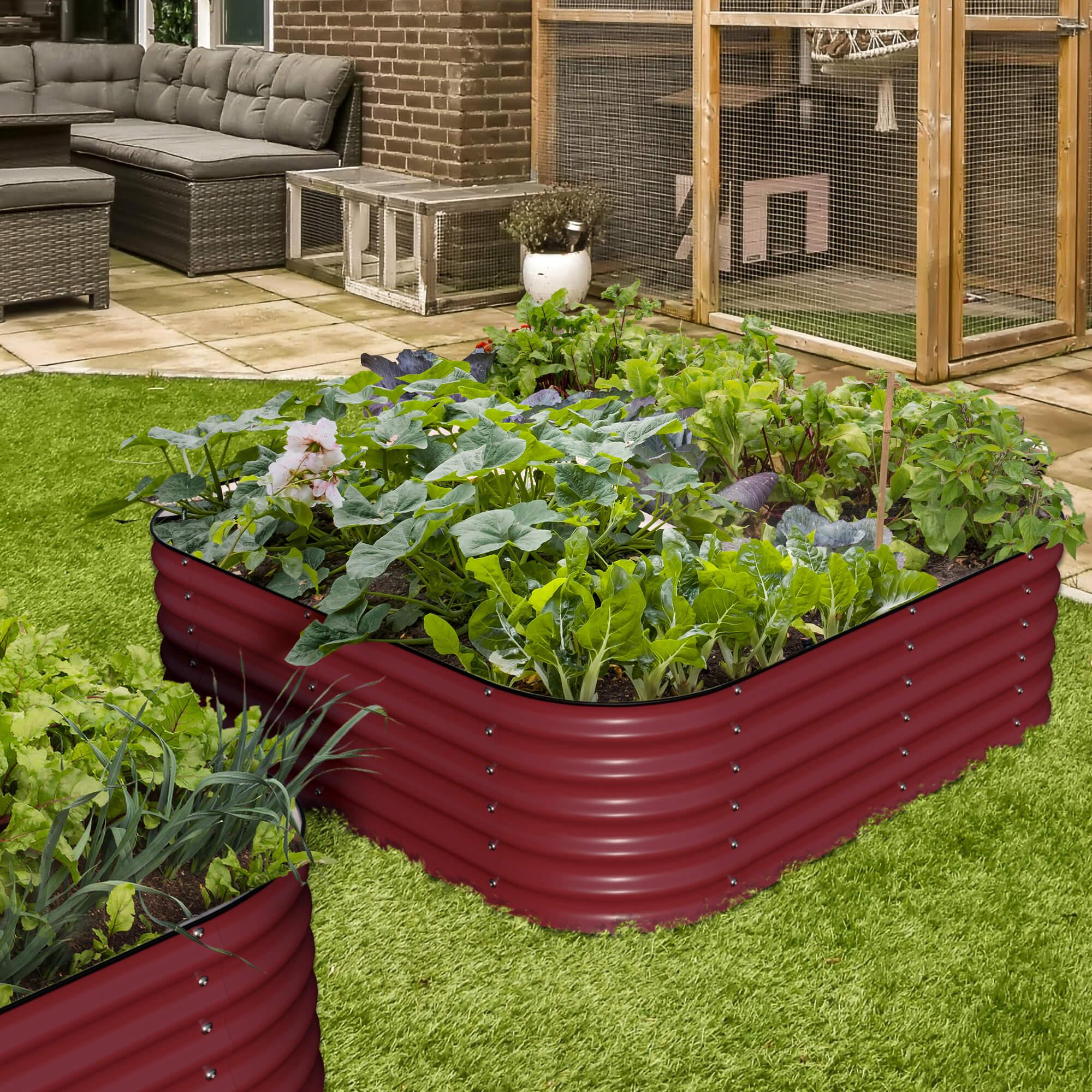 Olle Galvanized Raised Garden Bed