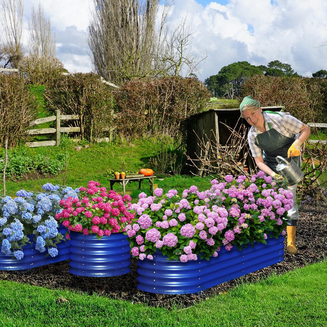 Olle 4-Style Modular Galvanized Raised Garden Beds [Build 1 of 4 Configurations] - Ollegardens