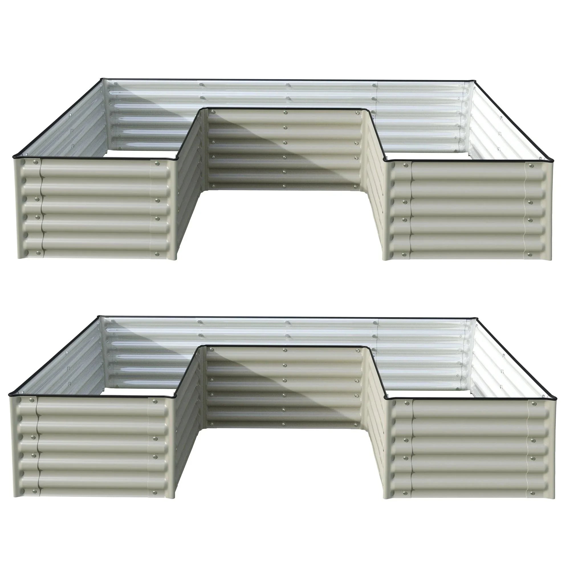 Bundle of 2 | Infinity Olle Gardens Raised Beds - Ollegardens