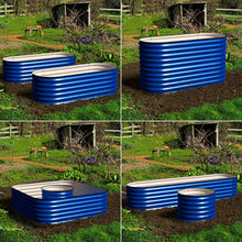 Load image into Gallery viewer, Olle 4-Style Modular Galvanized Raised Garden Beds [Build 1 of 4 Configurations] - Ollegardens
