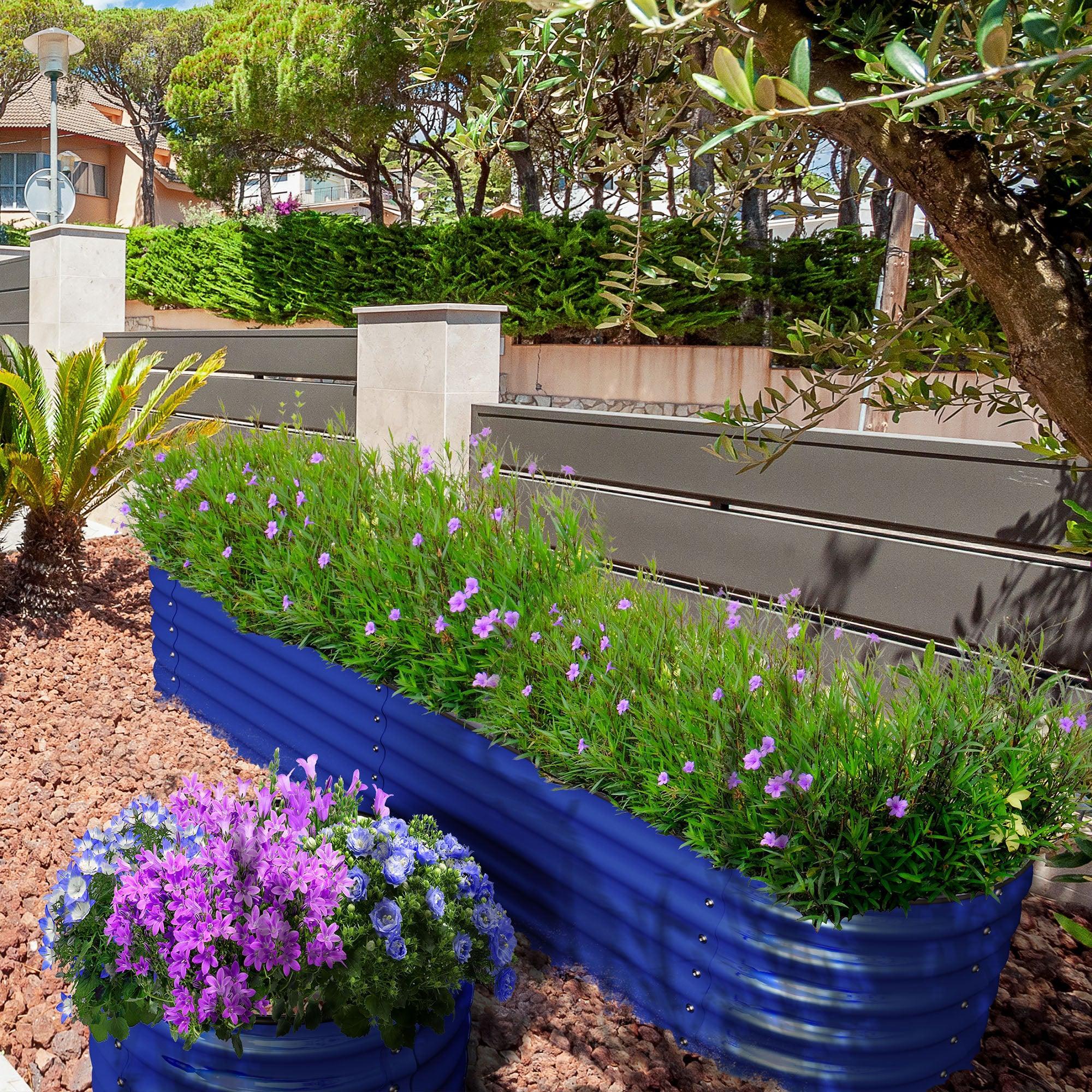 Olle 4 - Style Modular Galvanized Raised Garden Beds [Build 1 of 4 Configurations] - Ollegardens