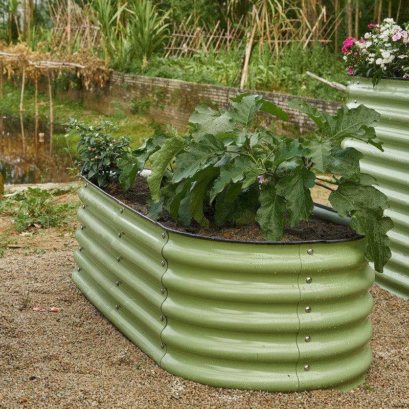 Olle 4 - Style Modular Galvanized Raised Garden Beds [Build 1 of 4 Configurations] - Ollegardens