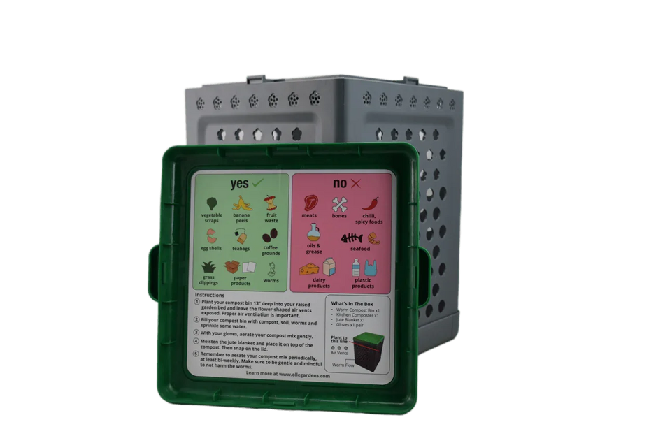 OLLE Garden In - ground Worm Compost Bin - Ollegardens